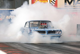4x6 Color Drag Racing Photo Jim Thompson MR. BLUE Supercharged Pontiac Tempest - £2.14 GBP