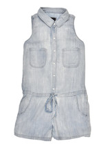 RAILS Womens Romper Fiona Vintage Denim Skinny Cloud Blue Size S RW35274 - £43.69 GBP