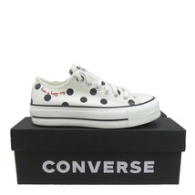 Converse CTAS Lift Platform Polka Dots Women&#39;s Size 7.5 Egret Black NEW ... - $1,029.40 MXN