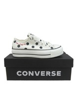 Converse CTAS Lift Platform Polka Dots Women&#39;s Size 7.5 Egret Black NEW ... - $1,041.55 MXN