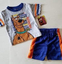 Scooby-Doo Boy Infant Toddler 2 Piece Short Outfit  Size 12M 18M 24M  NWT  - $14.99