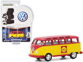 1964 Volkswagen Samba Bus &quot;Shell Oil&quot; Yellow and Red  - $22.00