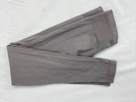 Athleta Women&#39;s Legging Gray Taupe Striped Stretch Style# 242843 Size Small - £16.95 GBP