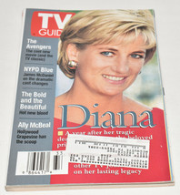 Vintage TV Guide August 1998 Remembering Princess Diana A Year After Her... - £7.81 GBP