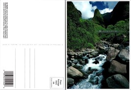 Hawaii Maui Lao Needle Burial Ground Beautiful Scenery Rocky Cliff VTG Postcard - £7.51 GBP