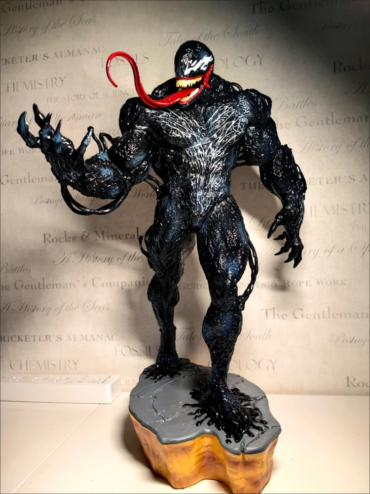 50cm Marvel Venom Anime Figure 1/3 Customized Model Dolls Large Size Action - £217.87 GBP+