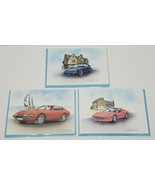 3 Quay Sports Car Blank Greeting Card Lot NEW Ferrari GT Daytona Porsche... - €16,79 EUR