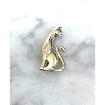 JEZLAINE 925 STERLING SILVER GRACIOUS CAT BROOCH SKY - $33.46
