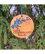 Lake Cumberland Kentucky Ornament 4&quot; Wood Engraved Laser Cut Christmas O... - £14.73 GBP