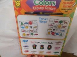 3x new Vintage 3 Game Laptop Table Top Color Board Travel Games n100 - $8.90