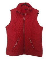 Hannah Women&#39;s Full Zip Vest Size Large Red - £29.28 GBP