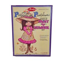 VINTAGE AVALON PAINT BY NUMBERS ACRYLIC SET PETTICOATS AND PANTALOONS NE... - $14.25