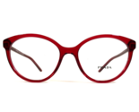 PRADA Eyeglasses Frames VPR 08Y 08Z-1O1 Red Round Full Rim 54-17-140 - $140.03