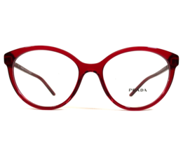 PRADA Eyeglasses Frames VPR 08Y 08Z-1O1 Red Round Full Rim 54-17-140 - £110.64 GBP