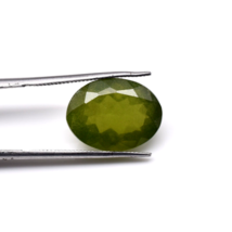 Natürlicher grüner Vesuvianit Idocrase oval 15x12 mm 9,54 ct Edelstein R... - $1,787.97 MXN