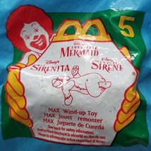 1996 McDonalds Disneys The Little Mermaid 5 Max New in Package - £7.75 GBP