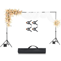VEVOR Backdrop Stand, 6.5 x 10 ft Adjustable Photo Stand Kit, Background... - $638.64 MXN