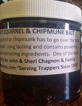 Lenon&#39;s Squirrel &amp; Chipmunk Paste Bait For Use In Live Animal Traps 8 oz. - £14.98 GBP