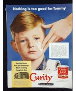1951 Curity Adhesive Tape Vintage Magazine Print Ad - $6.93