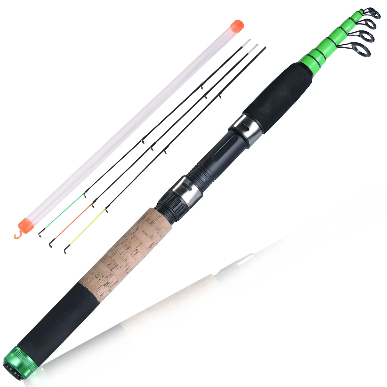 Tralight telescopic feeder fishing rod carbon fiber travel fishing pole sea stream lake thumb200