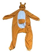 FUNZIEZ Kangaroo Costume Adult Cosplay Unisex Zip Pockets Party Approx S... - £14.82 GBP