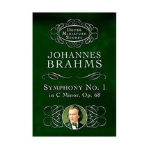 Symphony No. 1 in C Minor, Op. 68 (Dover Miniature Scores) Johannes Brahms - $9.00