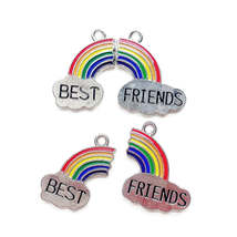 Pendant Best Friends | Broken Heart Pendant | Friendship Charms | Best - £4.29 GBP
