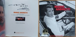 A Driving Passion SIGNED by Mario Andretti / Gordon Kirby Paperback Auto Racing - £53.52 GBP
