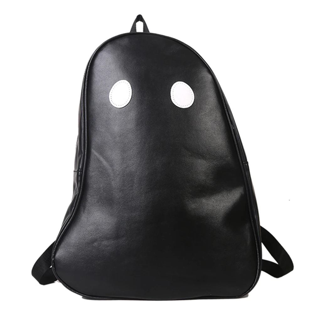  Ghost College Backpa Women Men Harajuku  Backpack PU Leather Girls Ruack Japane - £73.56 GBP