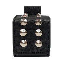 All bag golf ball storage pouches pu leather rivets golf ball storage pocket protective thumb200