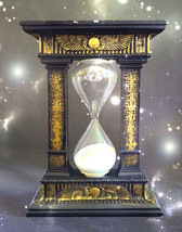 Haunted Egyptian Sand Timer Glass Sand Of Time Youth Anti Aging Extreme Magick - £177.63 GBP