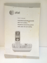AT&amp;T Cordless Home Phone Manual SL82208/Sl85308/SL82408 Dect 6.0 Landlin... - $9.49