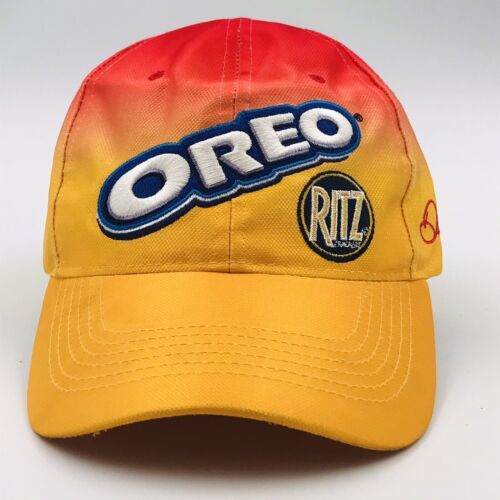 Primary image for Oreo Ritz Crackers Nascar Dale Earnhardt Jr Rainbow Red Yellow Embroidered Cap 8