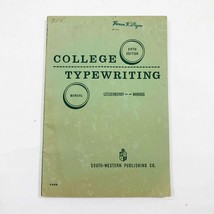 College Typewriting 5th Edition Lessenberry -- Wanous PB 1954 - $16.55
