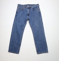 Vintage Y2K Levis 505 Mens 36x30 Distressed Regular Fit Denim Jeans Blue... - $43.52
