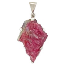 Starborn Carved Paraiba Tourmaline Crystal Pendant Necklace (22&quot;) Purple - £358.34 GBP