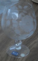 Nice Vintage Large Decor Size Pasabahce  Etched Glass Snifter, Turkey, VG COND - £19.77 GBP