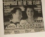 My Big Fat Greek Wedding Movie Print Ad John Corbett TPA9 - $5.93