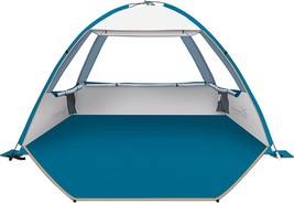 COMMOUDS XL Pop Up Beach Tent 4-5 Person, UPF 50+ Beach Sun Shade, Automatic - £38.53 GBP