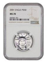 2001 $50 Statue of Liberty NGC MS70 - £4,069.96 GBP