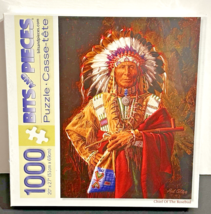 Native American Indian Chief of the Rosebud - Headdress- 1000 Piece Puzz... - $19.99