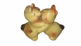 Van Tellingen Bunny Hug Salt &amp; Pepper Shaker Set 1950s Smoky Mts. Souvenir - $247.09 MXN
