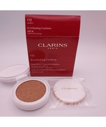 Clarins Everlasting Cushion Foundation REFILL 112 AMBER SPF 50 Sealed - $9.89