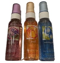 CALGON Take Me Away Coty 3 Peach Morning Glory Lush lilac 2oz Bottle discontinue - £21.43 GBP