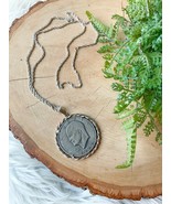 1972 United States One Dollar Silver Coin Pendant Necklace w/ Chain Eise... - €22,41 EUR