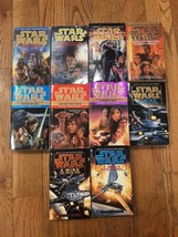 10 Vintage 90s Retro Star Wars Paperback Book Lot X-Wing Darth Vader - £46.07 GBP