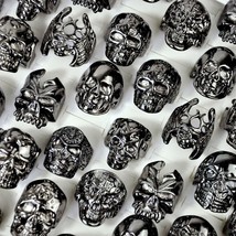 Ion men s ring skull skeleton gothic biker rings men ring party favor wholesale jewelry thumb200