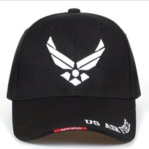 NEW USAF U.S. Air Force Baseball cap hat. Black - £17.38 GBP