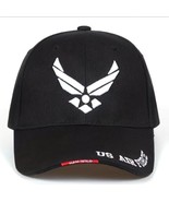 NEW USAF U.S. Air Force Baseball cap hat. Black - $401.86 MXN