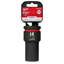 Milwaukee Shockwave Impact Duty Socket 3/4In Drive 21Mm Deep 6 Point - $49.99